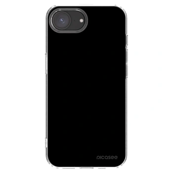 Picasee Apple iPhone 17e Hülle - Transparentes Silikon - Black Bliss