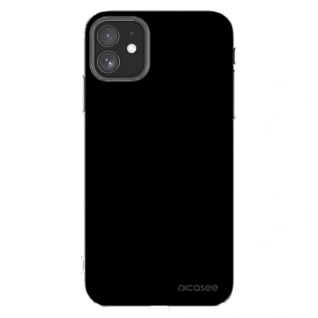 Picasee Apple iPhone 11 Hülle - Transparentes Silikon - Black Bliss