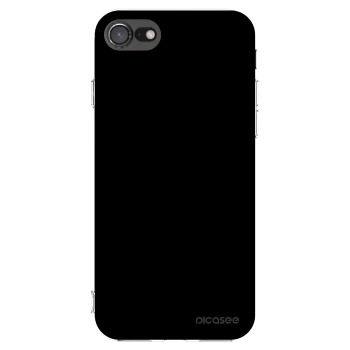 Picasee Apple iPhone 8 Hülle - Transparentes Silikon - Black Bliss