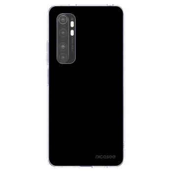 Picasee Xiaomi Mi Note 10 Lite Hülle - Transparentes Silikon - Black Bliss
