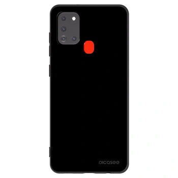 Picasee Samsung Galaxy A21s Hülle - Schwarzes Silikon - Black Bliss