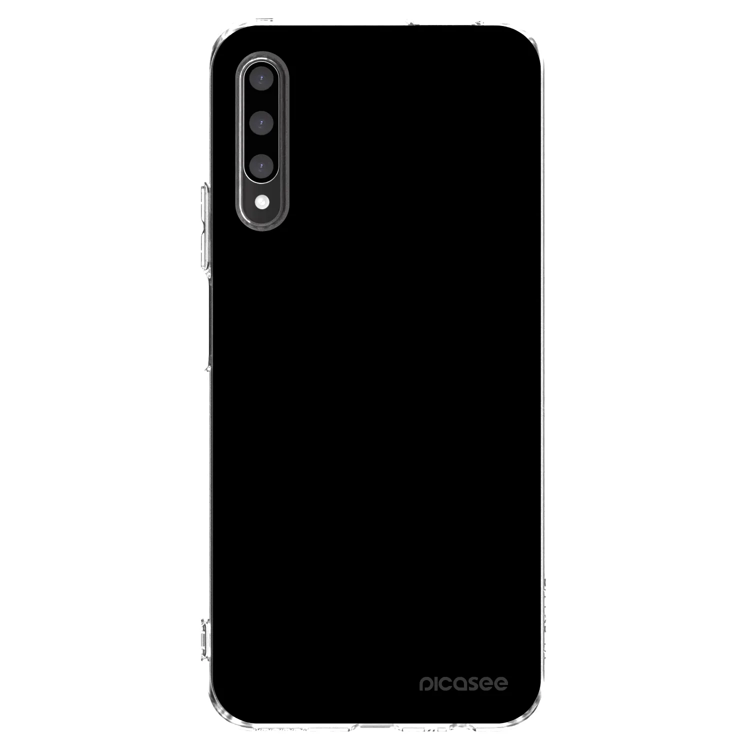 Picasee Honor 9X Pro Hülle - Transparentes Silikon - Black Bliss