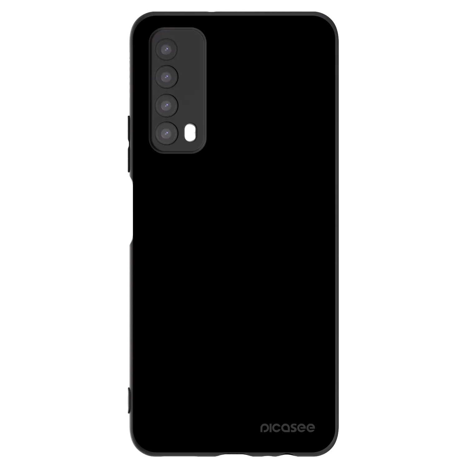 Picasee Huawei P Smart 2021 Hülle - Schwarzes Silikon - Black Bliss