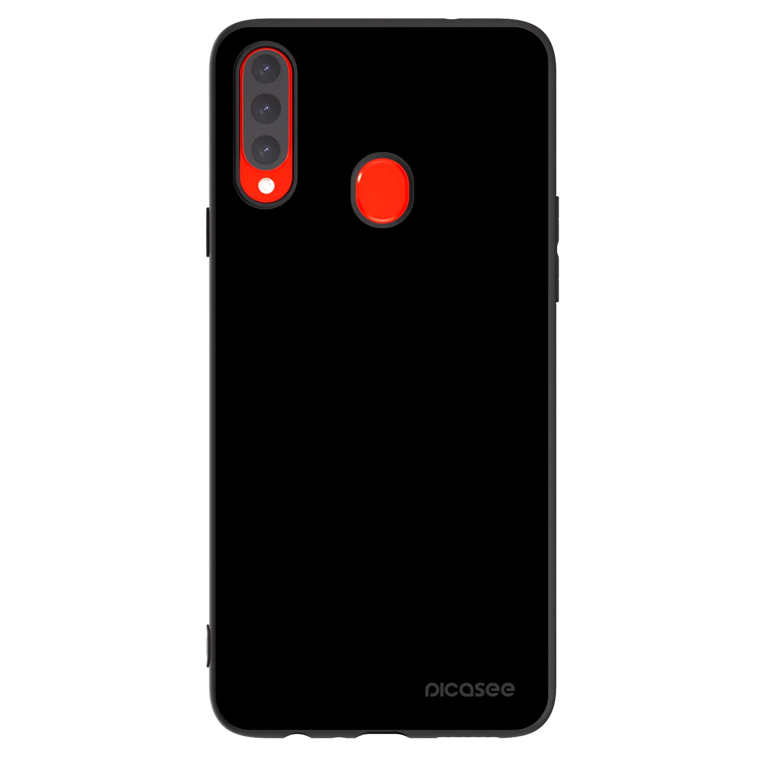 Picasee Samsung Galaxy A20s Hülle - Schwarzes Silikon - Black Bliss