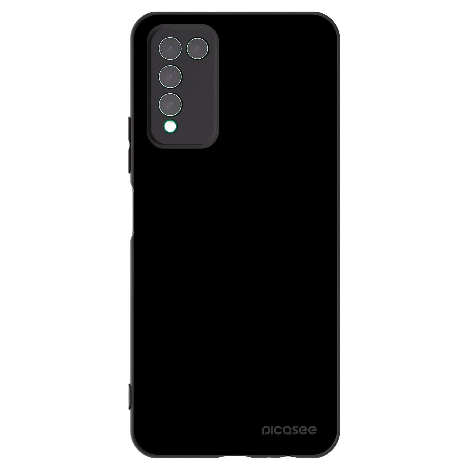 Picasee Honor 10X Lite Hülle - Schwarzes Silikon - Black Bliss