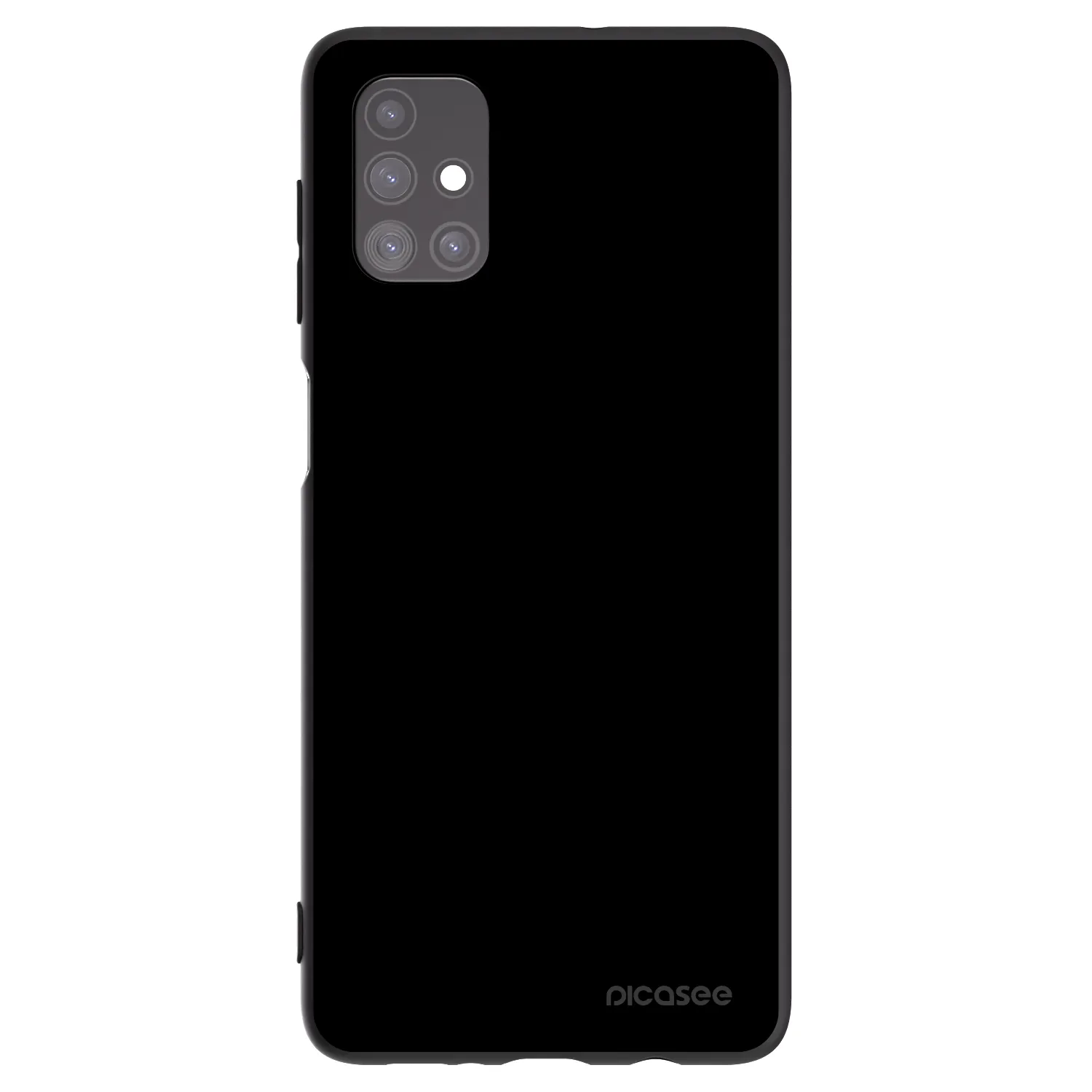 Picasee Samsung Galaxy M51 M515F Hülle - Schwarzes Silikon - Black Bliss
