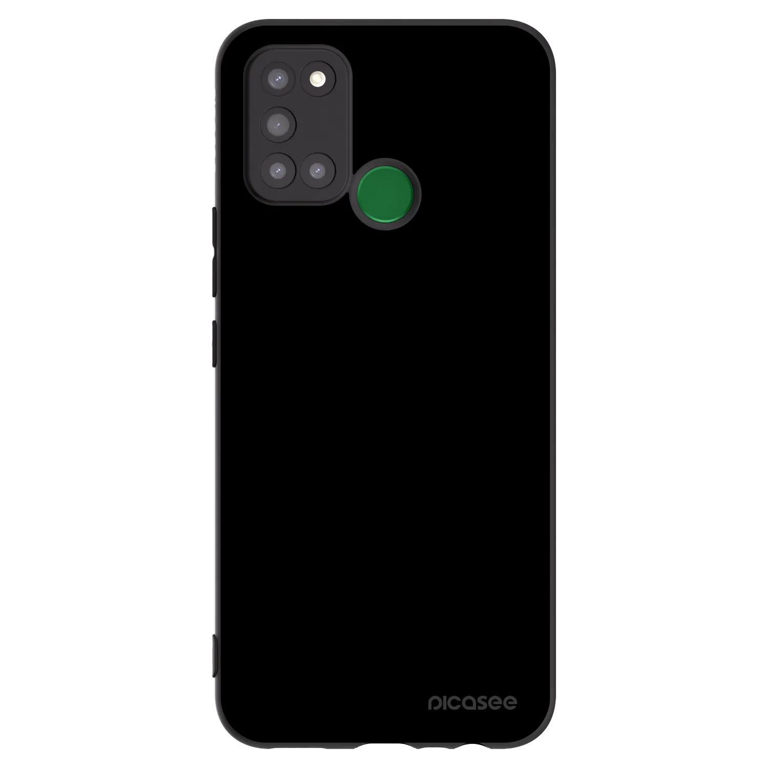 Picasee Realme 7i Hülle - Schwarzes Silikon - Black Bliss