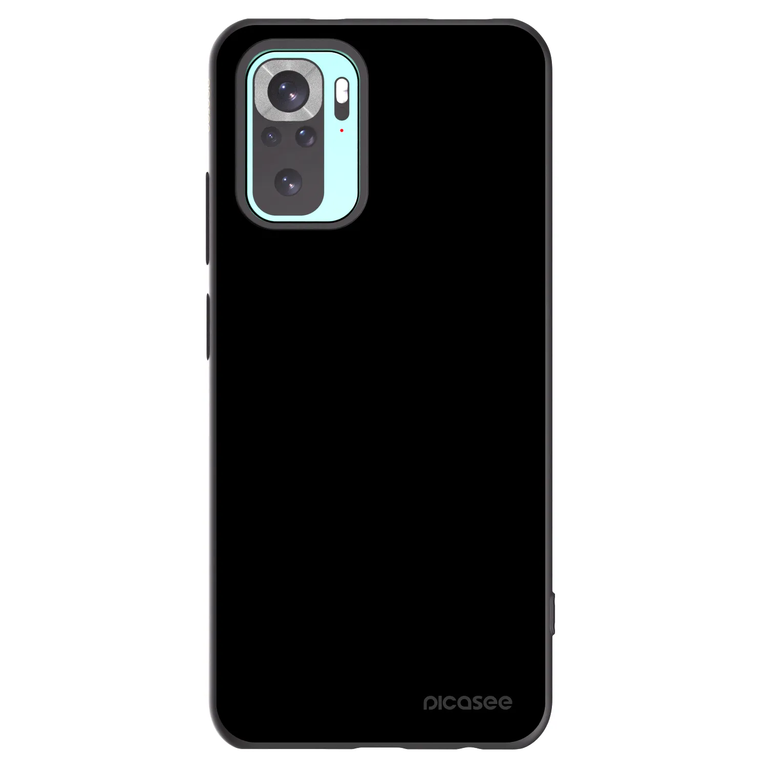 Picasee Xiaomi Redmi Note 10 Pro Hülle - Schwarzes Silikon - Black Bliss
