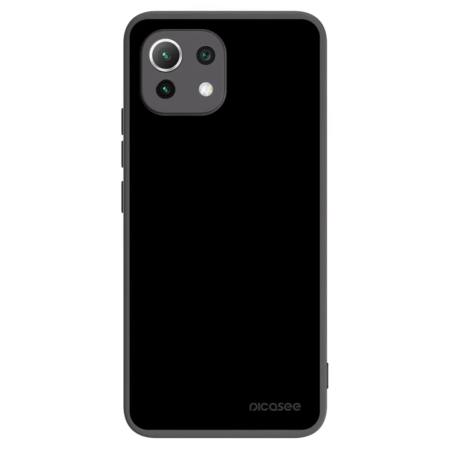 Picasee Xiaomi Mi 11 Lite Hülle - Schwarzes Silikon - Black Bliss