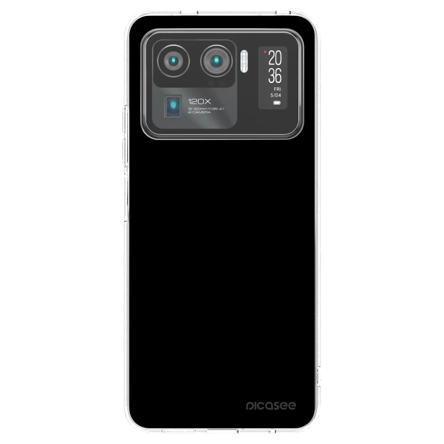 Picasee Xiaomi Mi 11 Ultra Hülle - Transparentes Silikon - Black Bliss