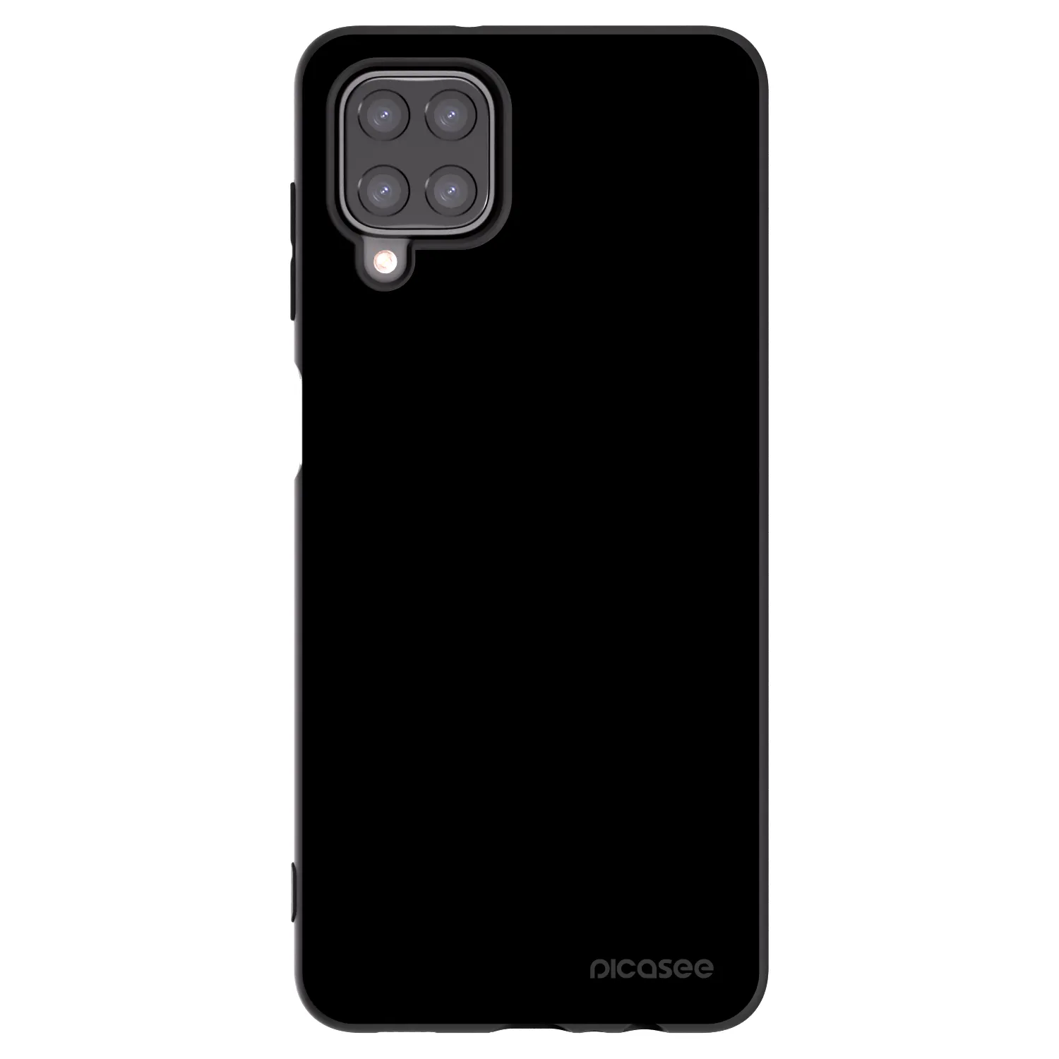Picasee Samsung Galaxy M12 M127F Hülle - Schwarzes Silikon - Black Bliss