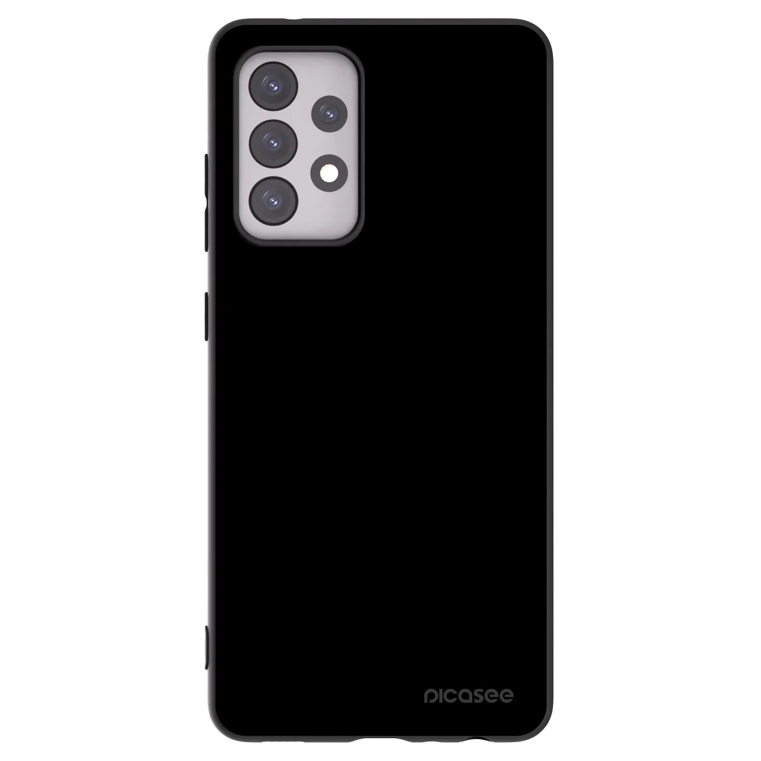 Picasee Samsung Galaxy A52s 5G A528B Hülle - Schwarzes Silikon - Black Bliss