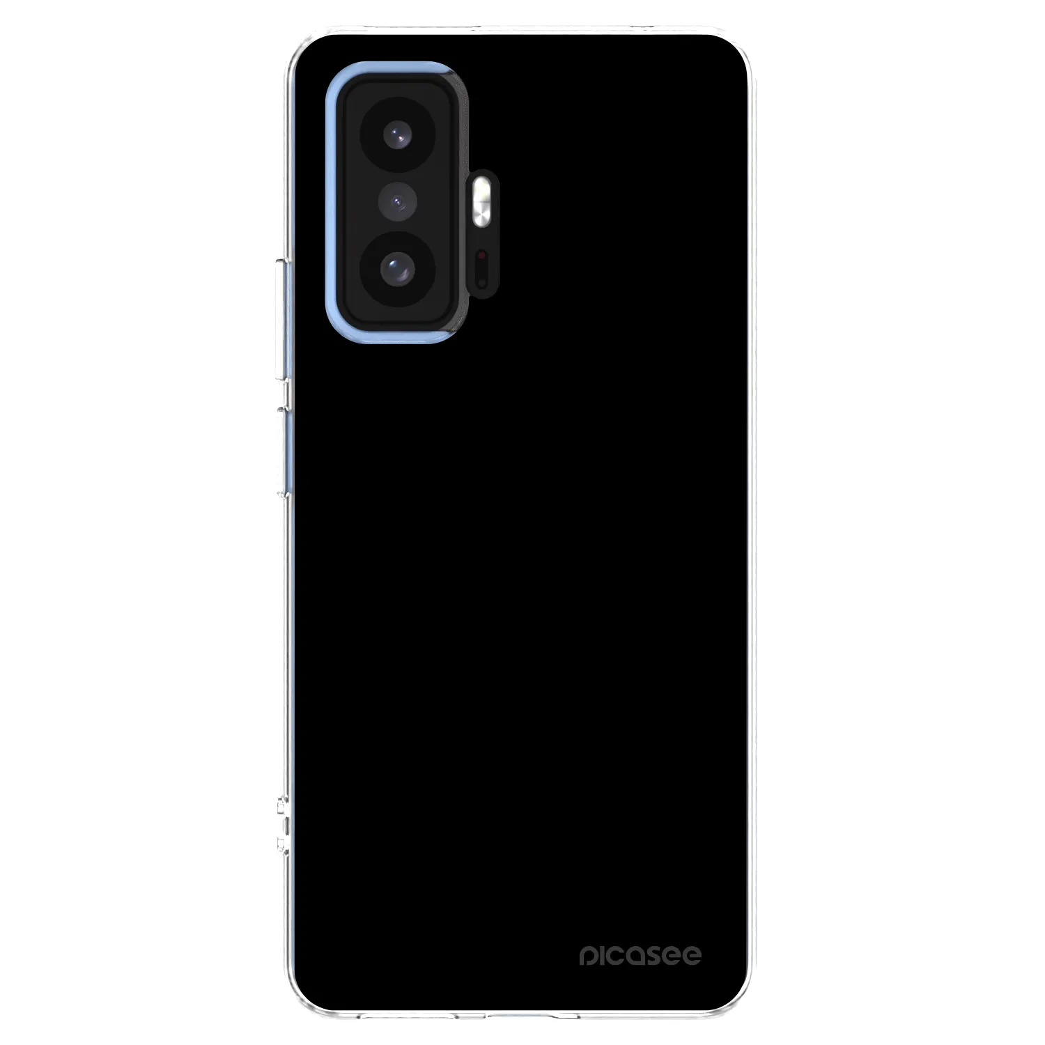 Picasee Xiaomi 11T Hülle - Transparentes Silikon - Black Bliss