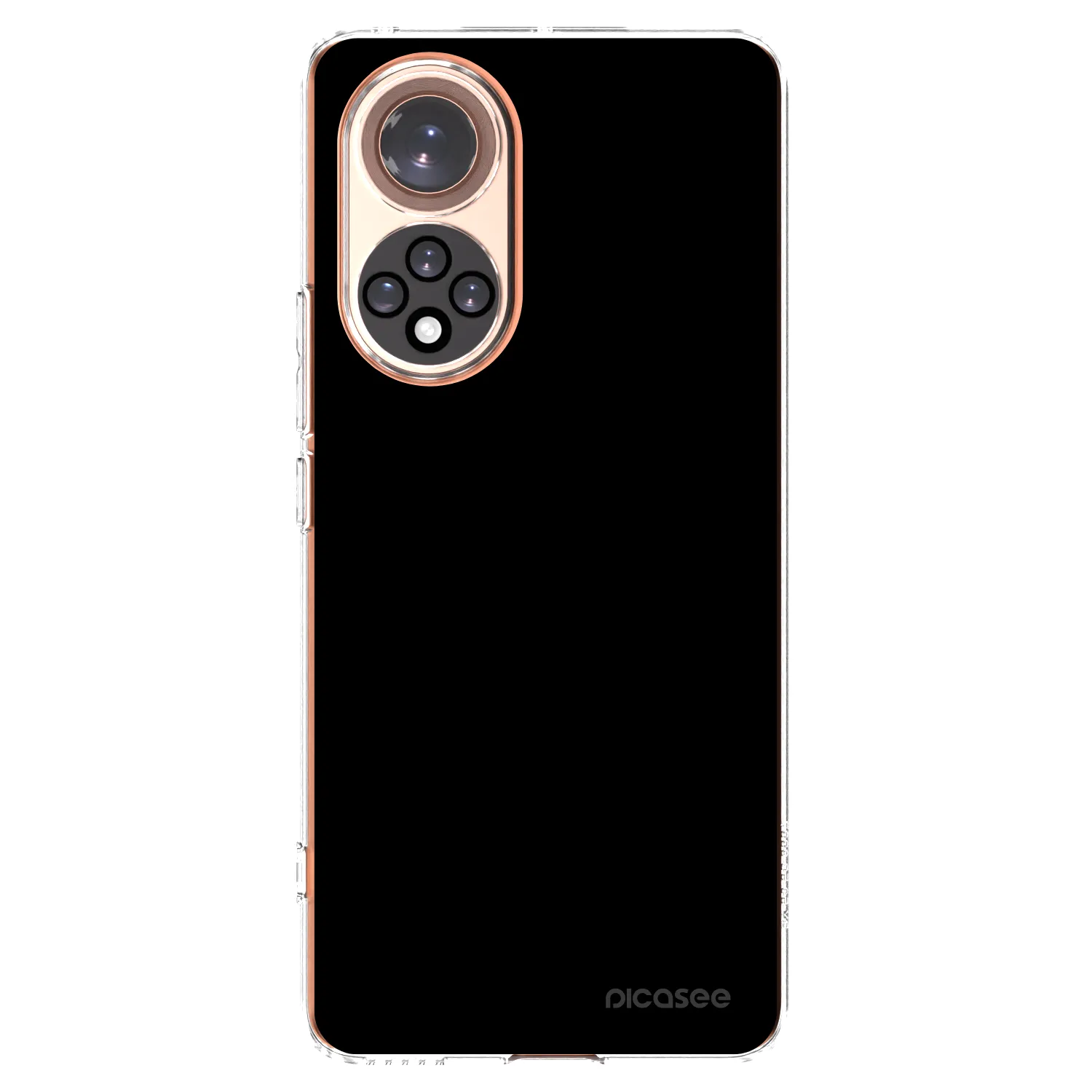 Picasee Honor 50 5G Hülle - Transparentes Silikon - Black Bliss