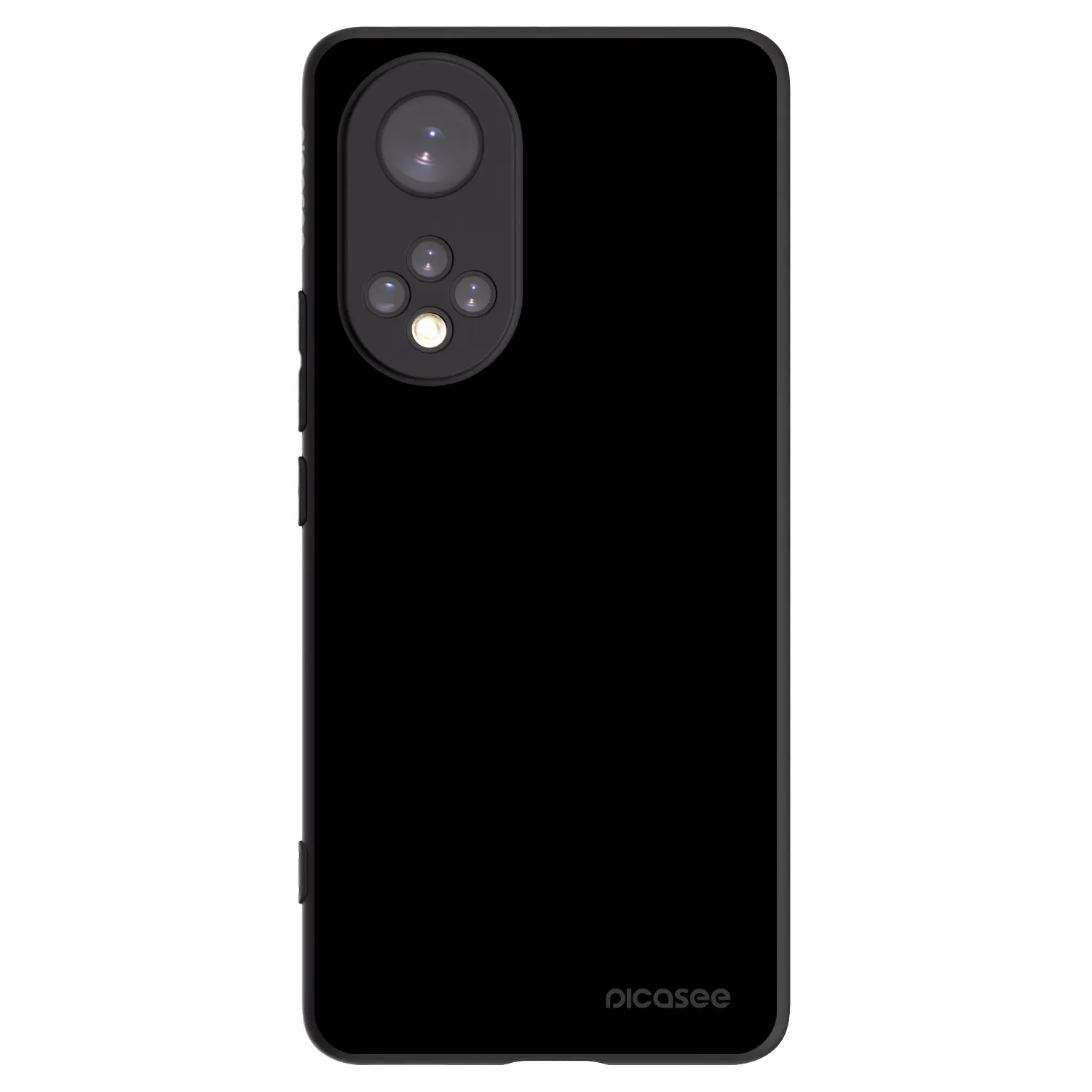 Picasee Huawei Nova 9 Hülle - Schwarzes Silikon - Black Bliss