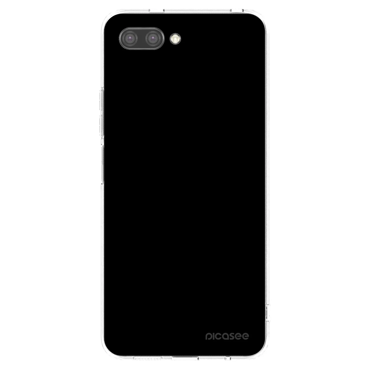 Picasee Honor 10 Hülle - Transparentes Silikon - Black Bliss