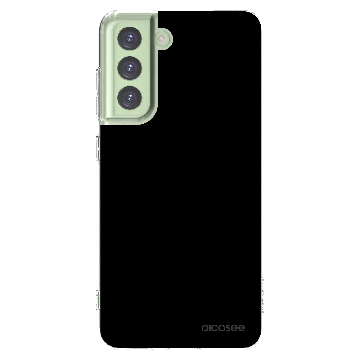 Picasee Samsung Galaxy S21 FE 5G Hülle - Transparentes Silikon - Black Bliss