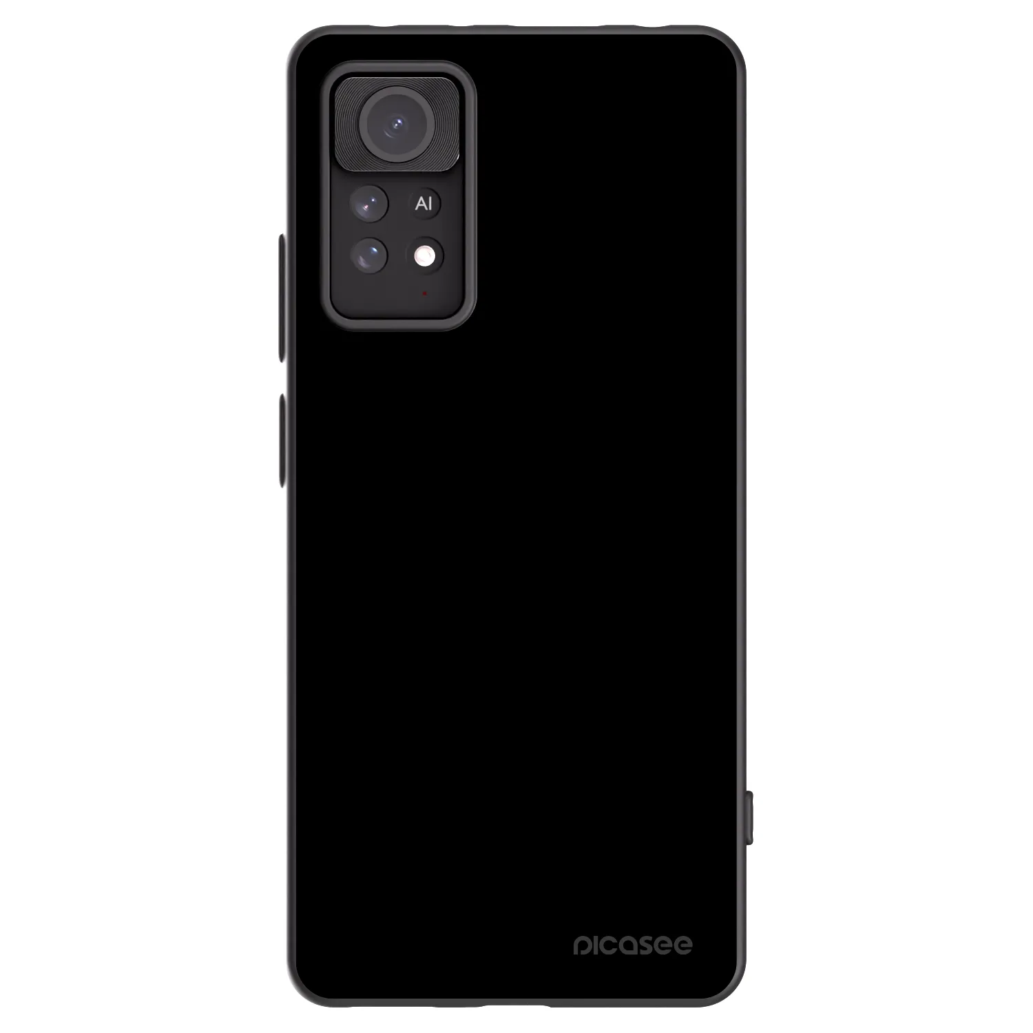 Picasee Xiaomi Redmi Note 11 Pro 5G Hülle - Schwarzes Silikon - Black Bliss