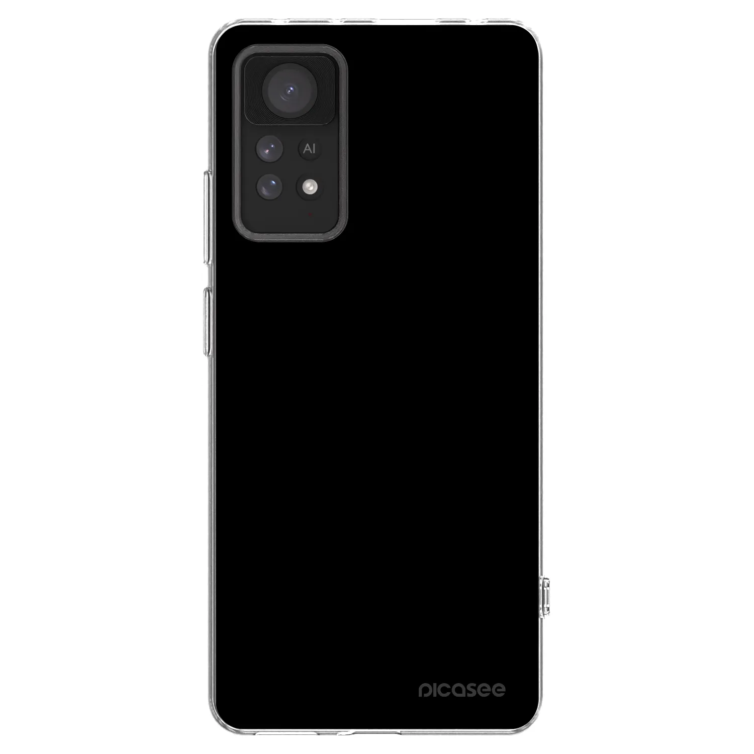 Picasee Xiaomi Redmi Note 11 Pro 5G Hülle - Transparentes Silikon - Black Bliss