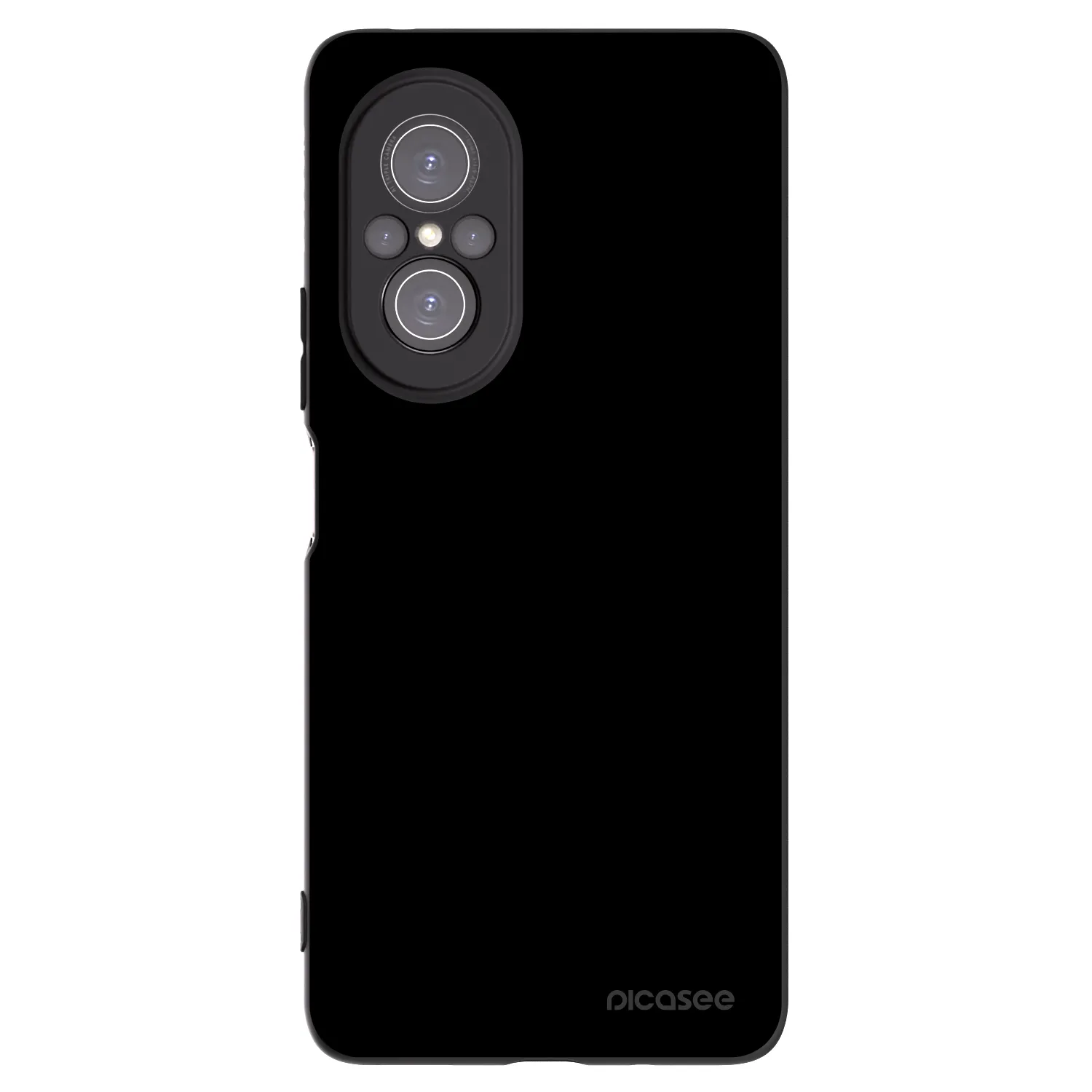 Picasee Huawei Nova 9 SE Hülle - Schwarzes Silikon - Black Bliss