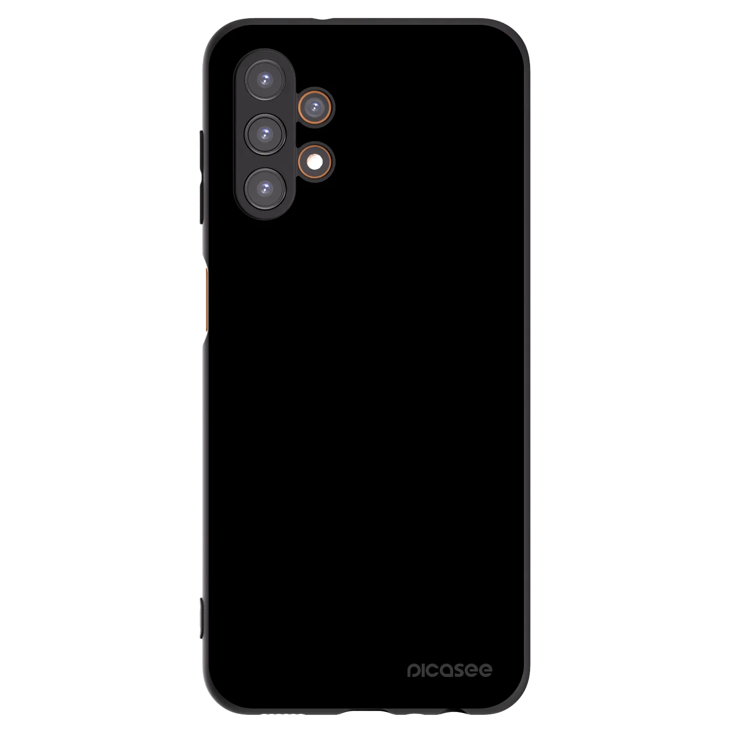 Picasee Samsung Galaxy A13 4G A135 Hülle - Schwarzes Silikon - Black Bliss