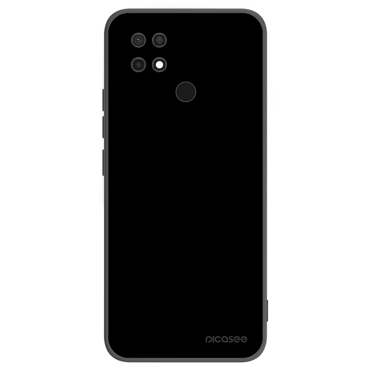 Picasee Xiaomi Redmi 10C Hülle - Schwarzes Silikon - Black Bliss