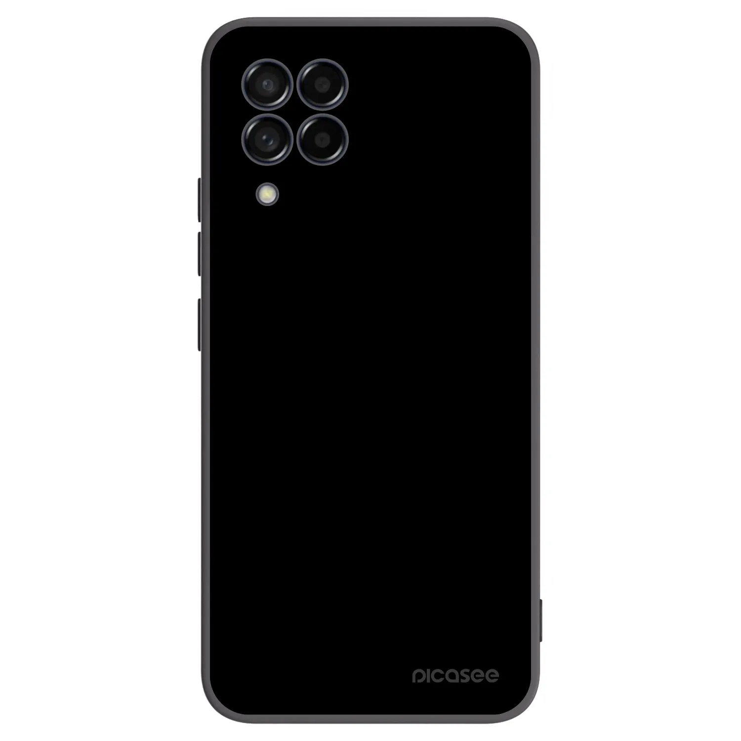 Picasee Samsung Galaxy M53 5G Hülle - Schwarzes Silikon - Black Bliss