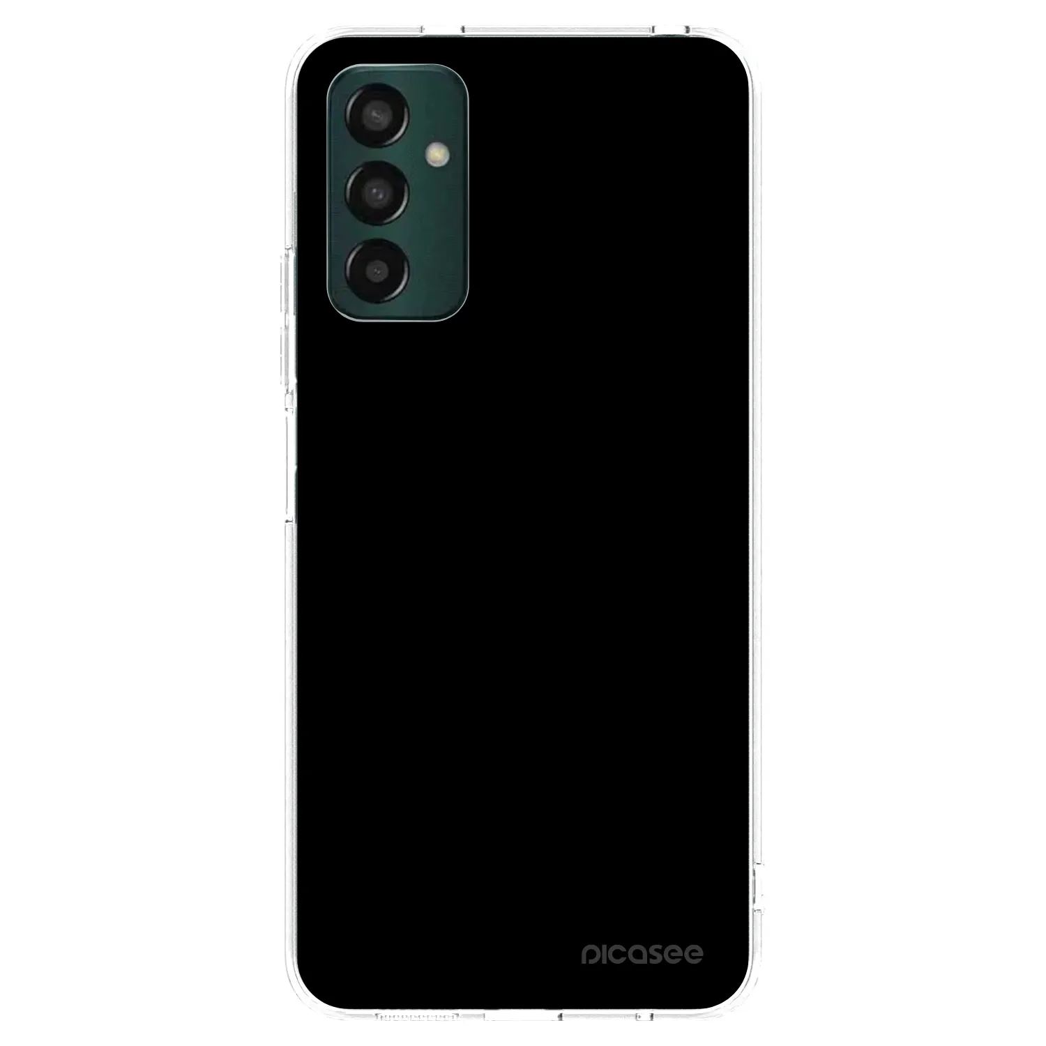 Picasee Samsung Galaxy M13 M135F Hülle - Transparentes Silikon - Black Bliss