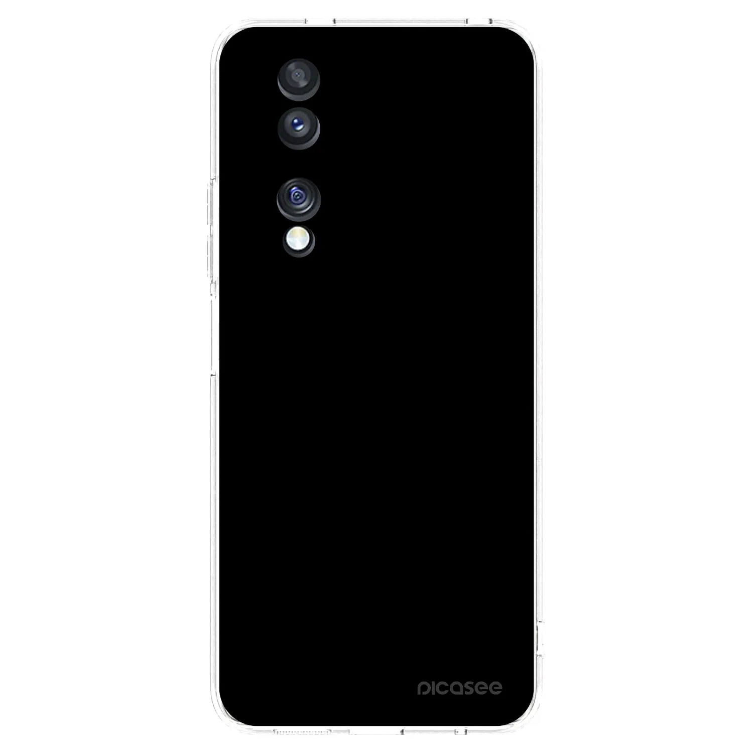 Picasee Honor 70 Hülle - Transparentes Silikon - Black Bliss