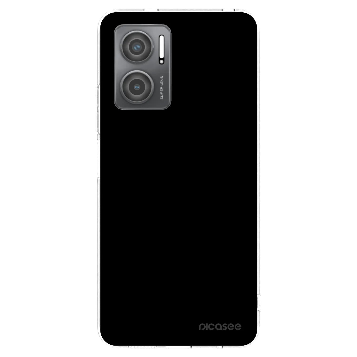 Picasee Xiaomi Redmi 10 5G Hülle - Transparentes Silikon - Black Bliss