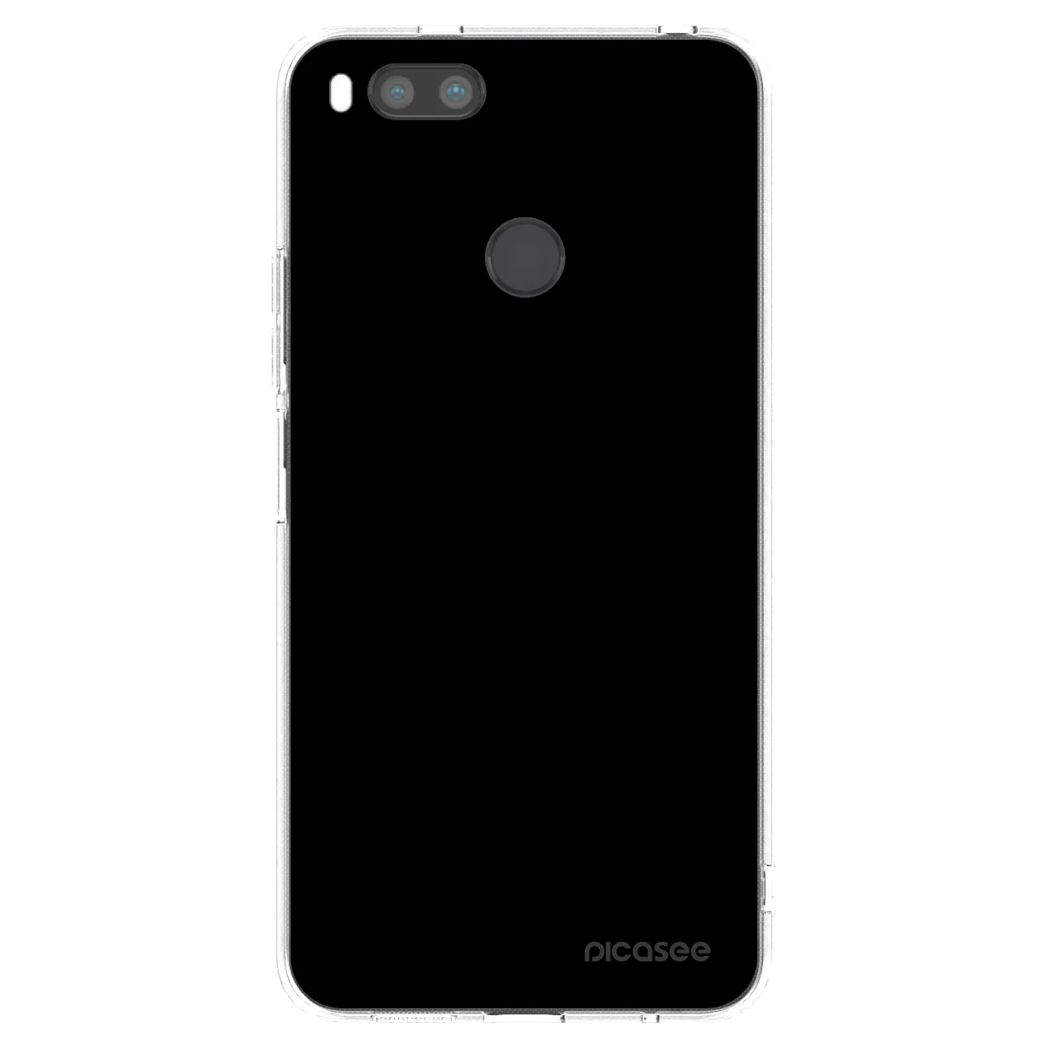 Picasee Xiaomi Redmi A1 Hülle - Transparentes Silikon - Black Bliss