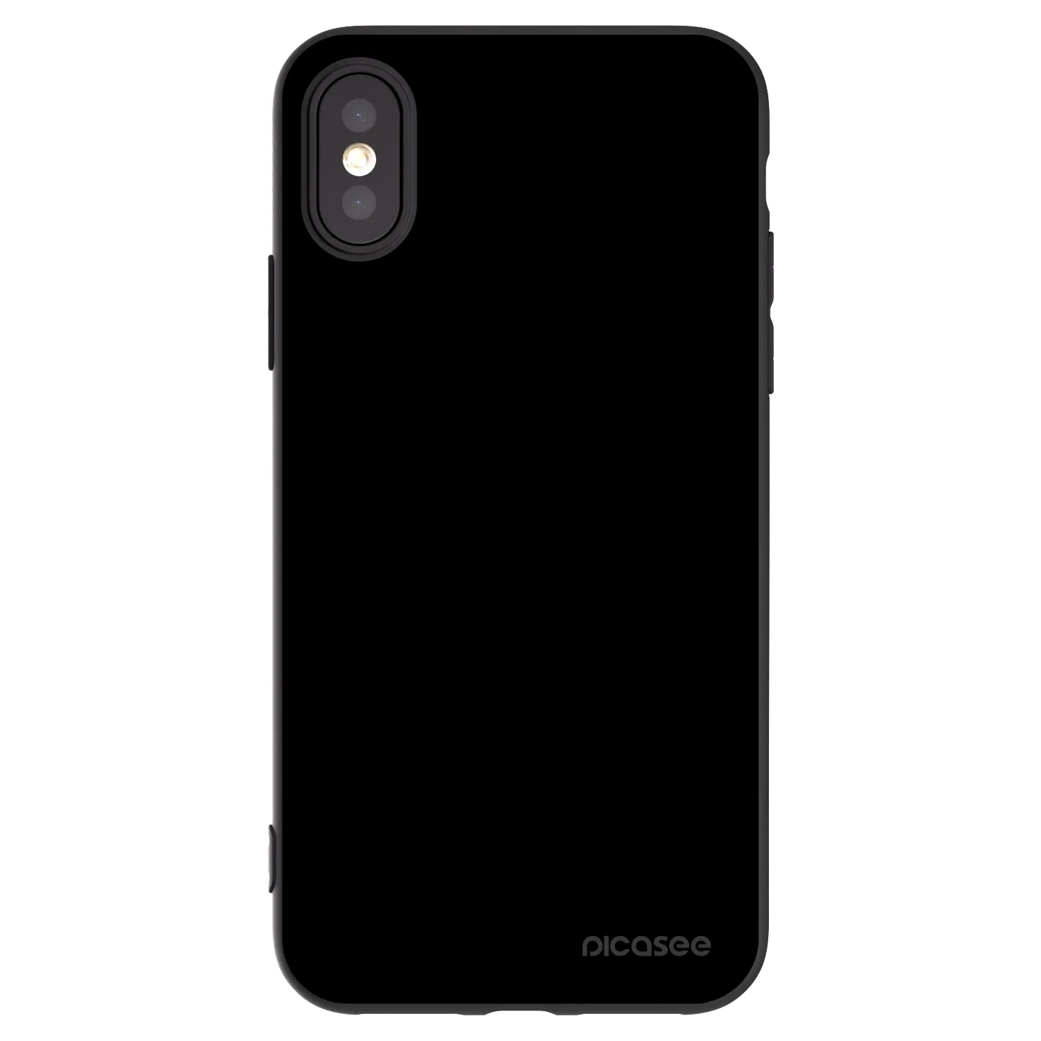 Picasee Apple iPhone X/XS Hülle - Schwarzes Silikon - Black Bliss