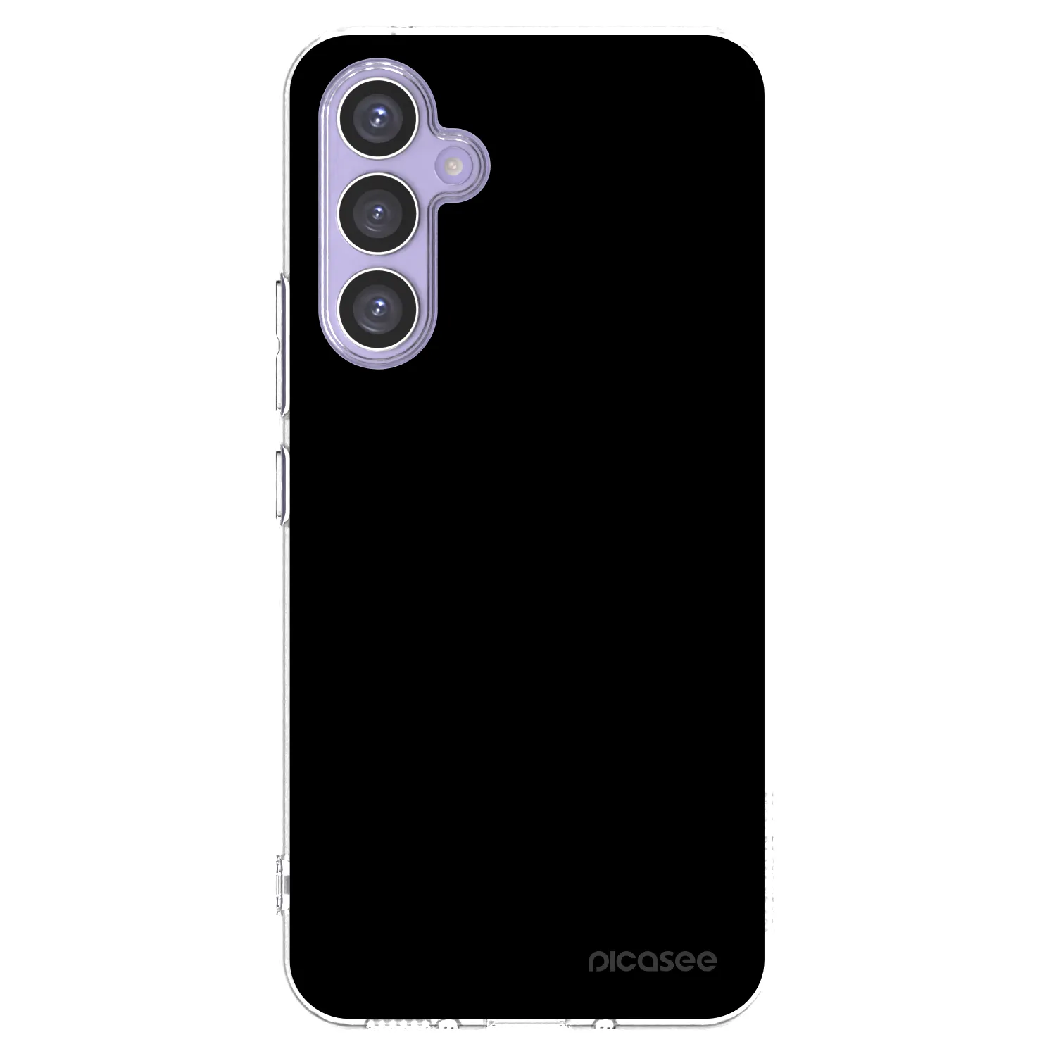Picasee Samsung Galaxy A54 5G A546B Hülle - Transparentes Silikon - Black Bliss