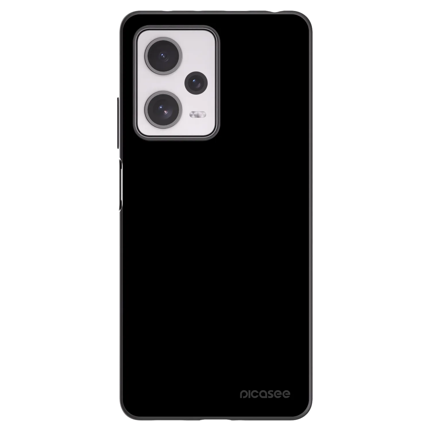 Picasee Xiaomi Redmi Note 12 Pro+ 5G Hülle - Schwarzes Silikon - Black Bliss