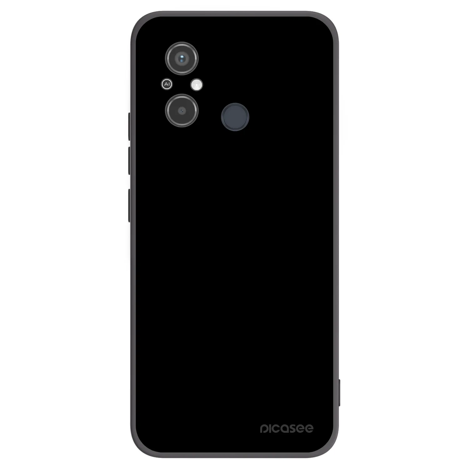 Picasee Xiaomi Redmi 12C Hülle - Schwarzes Silikon - Black Bliss