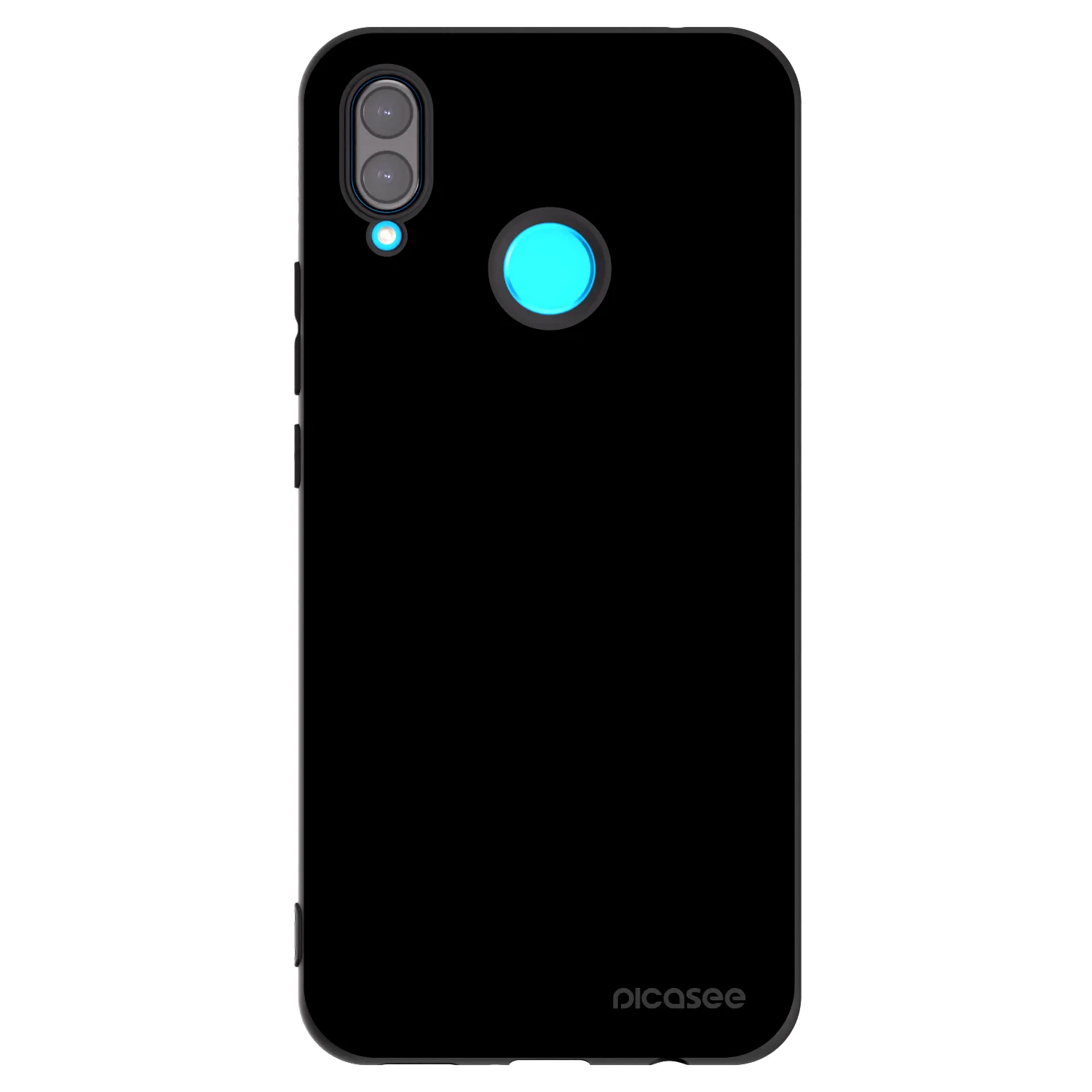 Picasee Huawei Nova 3 Hülle - Schwarzes Silikon - Black Bliss