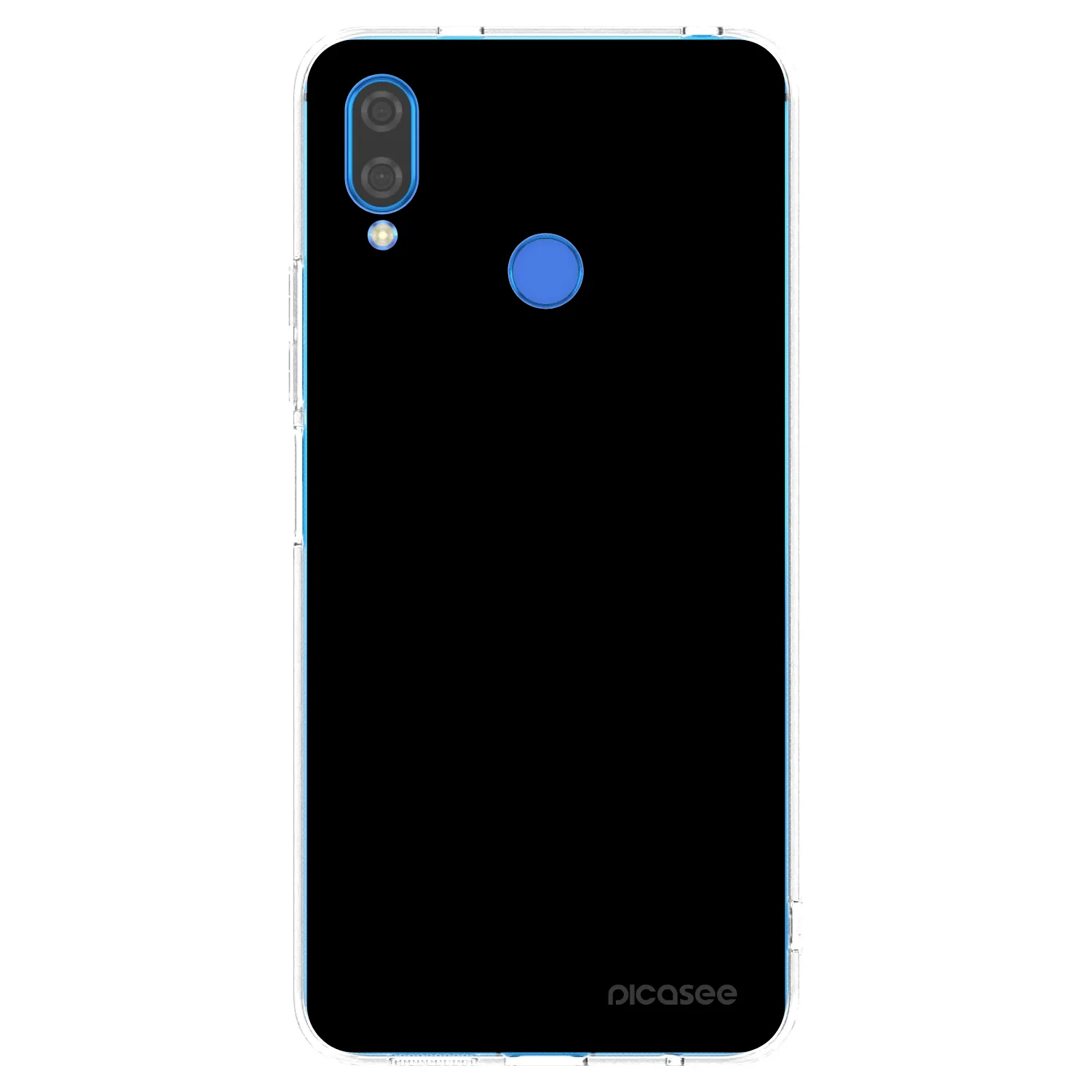 Picasee Huawei Nova 3 Hülle - Transparentes Silikon - Black Bliss