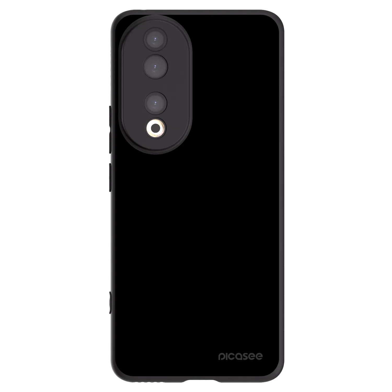 Picasee Honor 90 5G Hülle - Schwarzes Silikon - Black Bliss