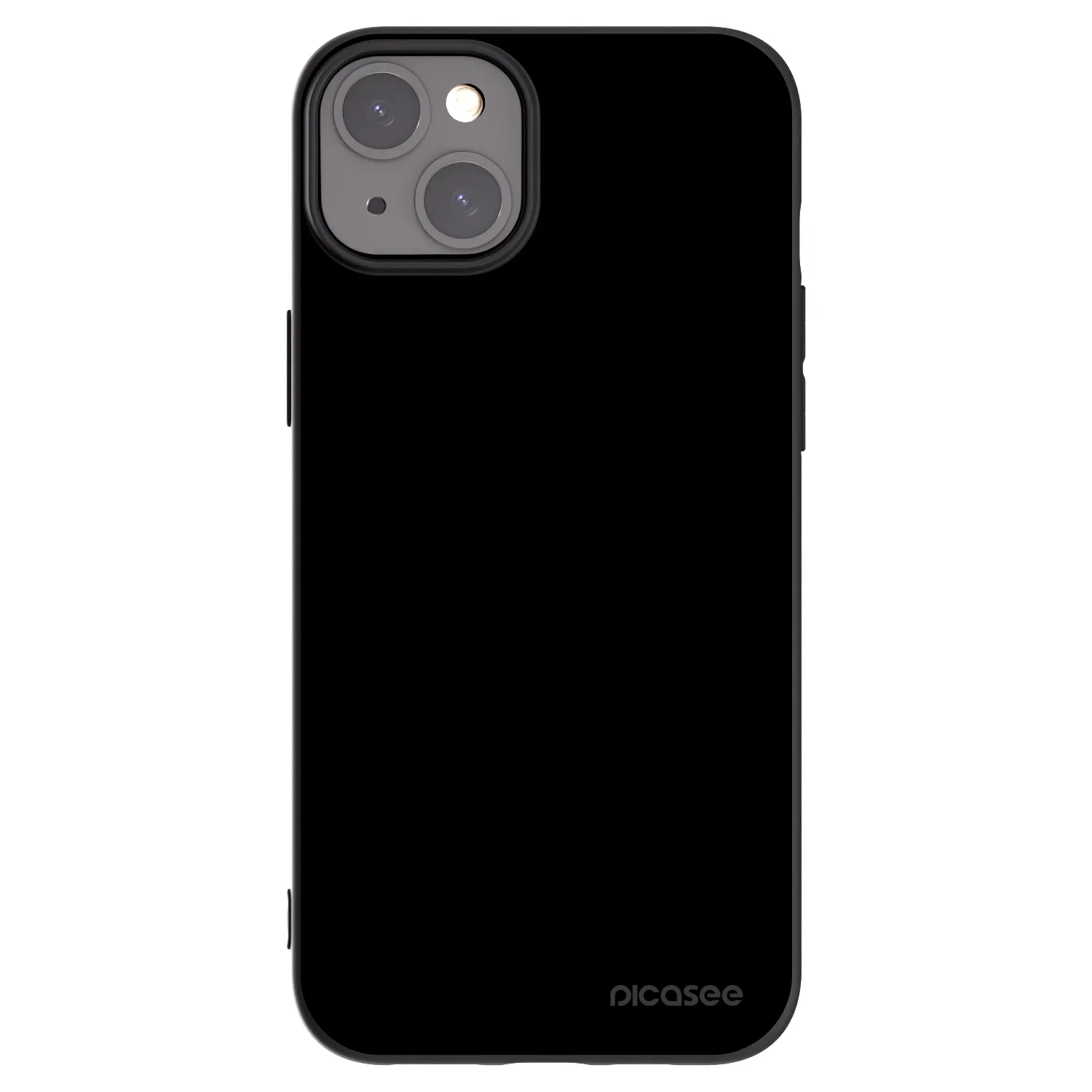 Picasee Apple iPhone 15 Plus Hülle - Schwarzes Silikon - Black Bliss