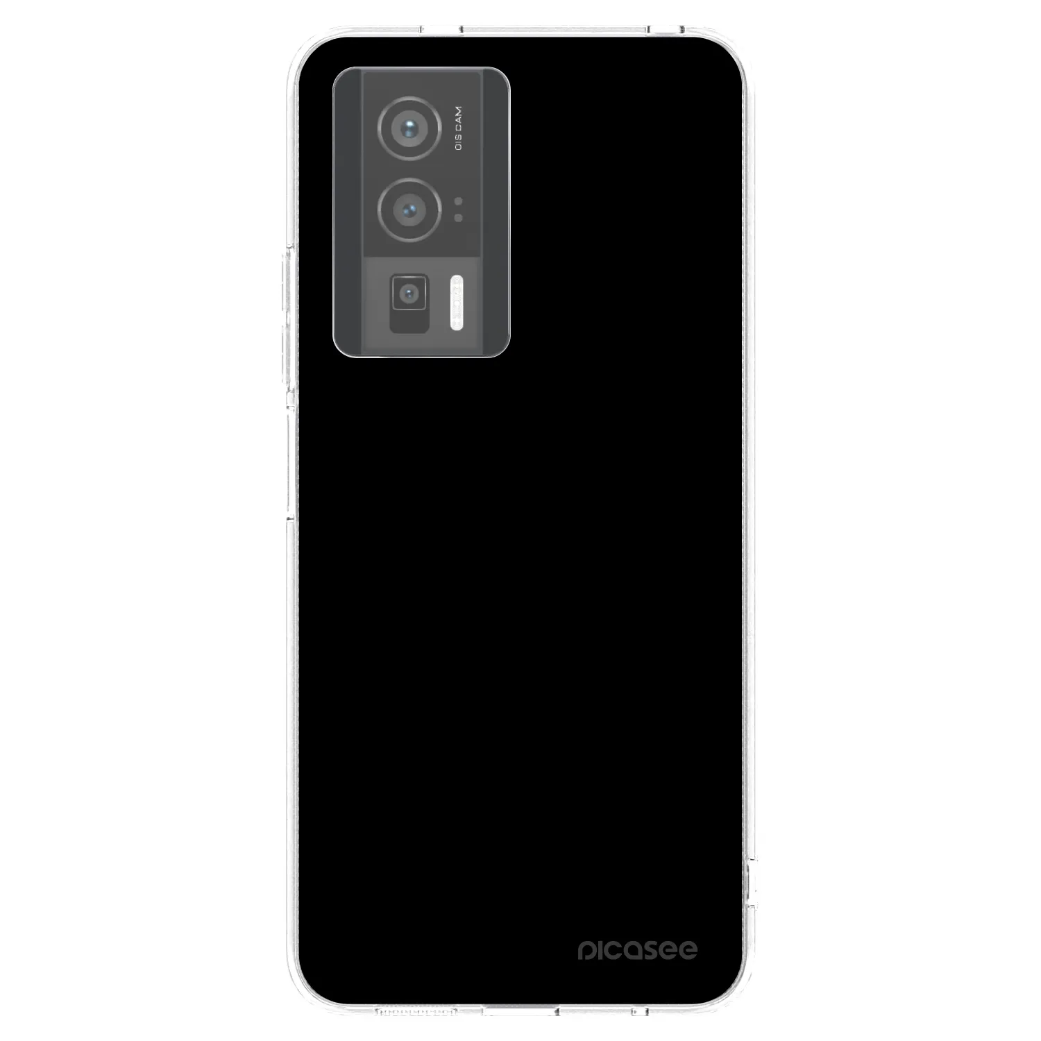 Picasee Xiaomi Poco F5 Pro 5G Hülle - Transparentes Silikon - Black Bliss
