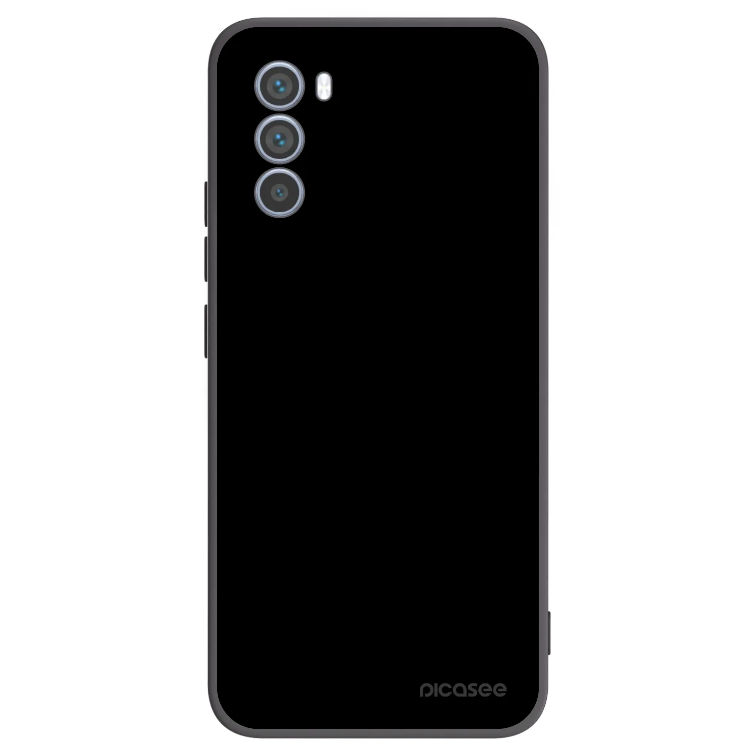 Picasee Motorola Moto G62 Hülle - Schwarzes Silikon - Black Bliss