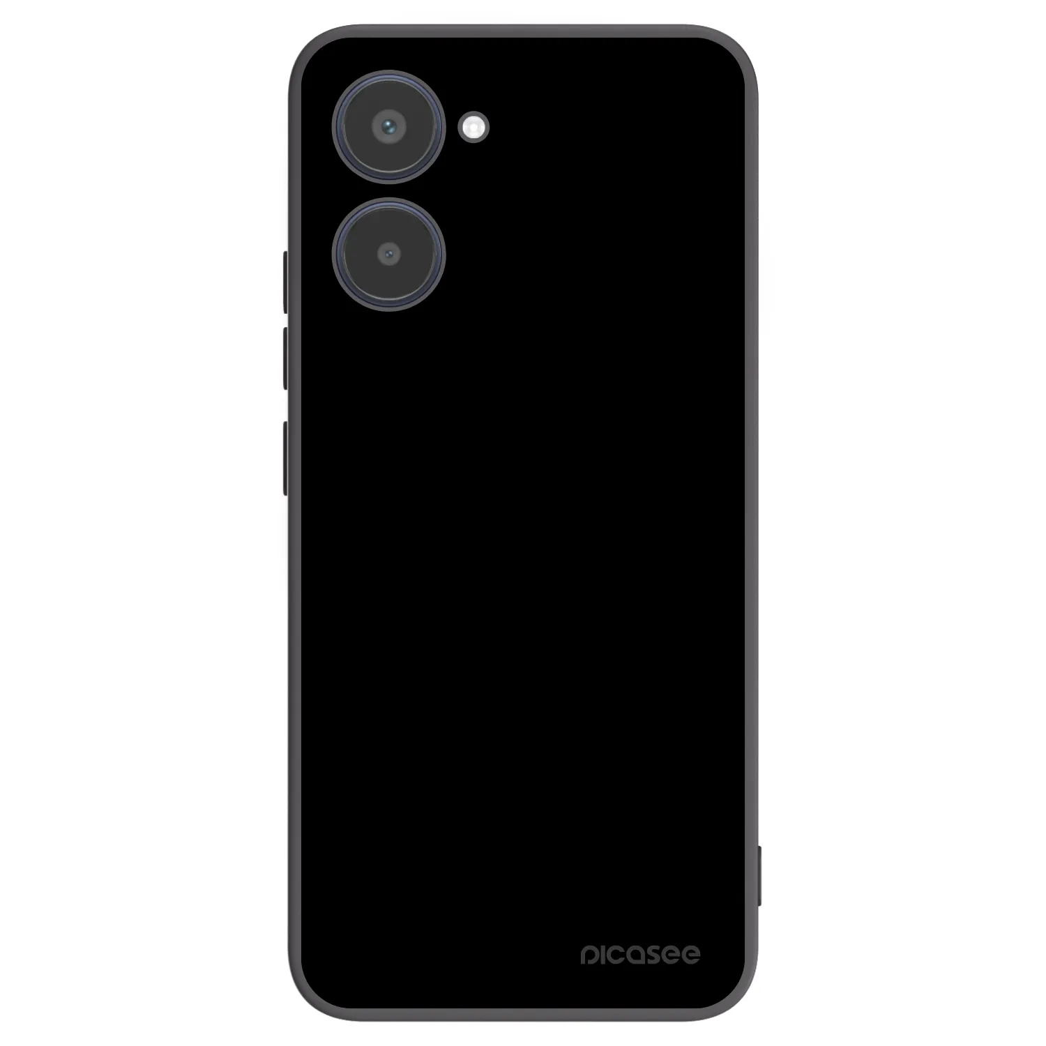 Picasee Realme 10 4G Hülle - Schwarzes Silikon - Black Bliss