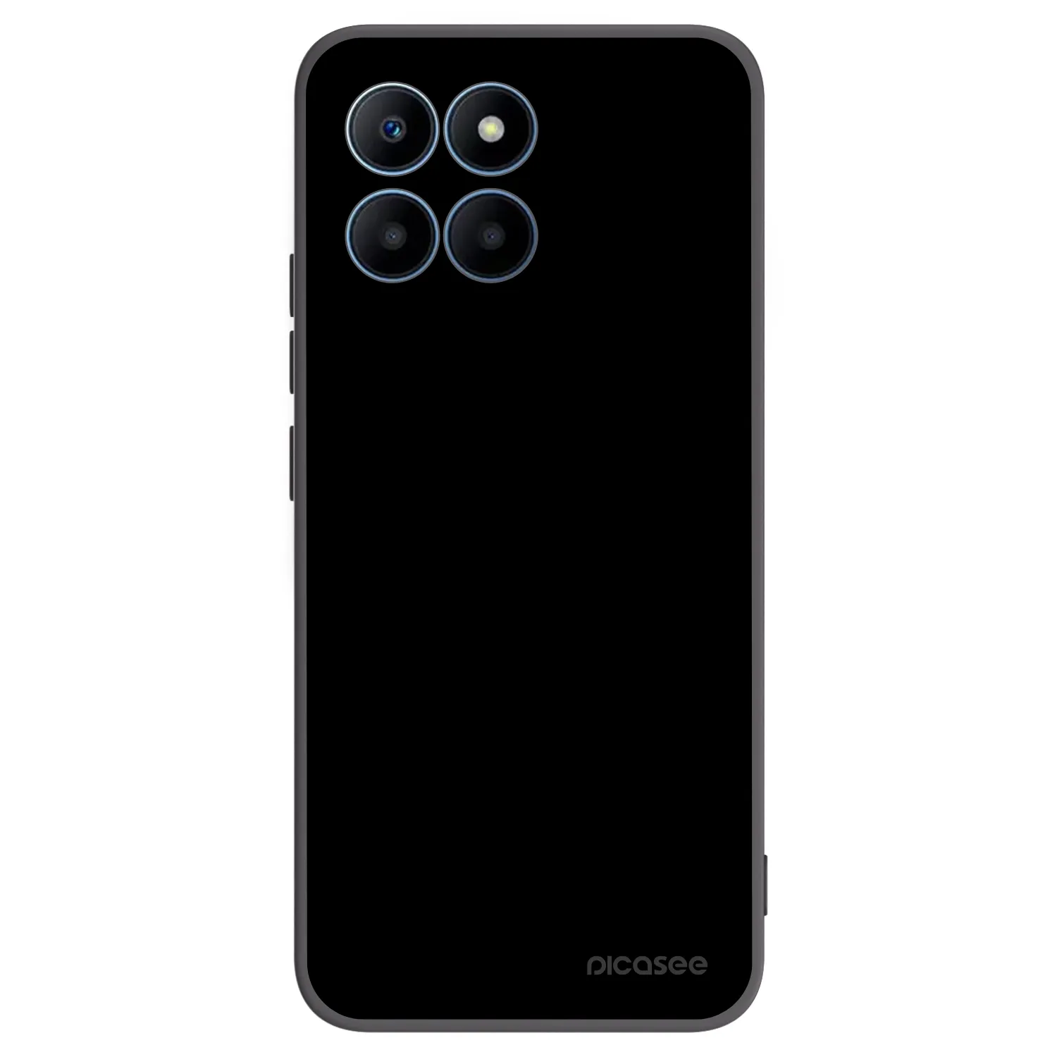 Picasee Honor 70 Lite Hülle - Schwarzes Silikon - Black Bliss