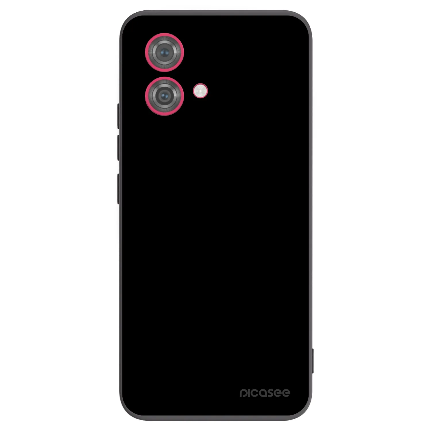 Picasee Motorola Moto G84 5G Hülle - Schwarzes Silikon - Black Bliss