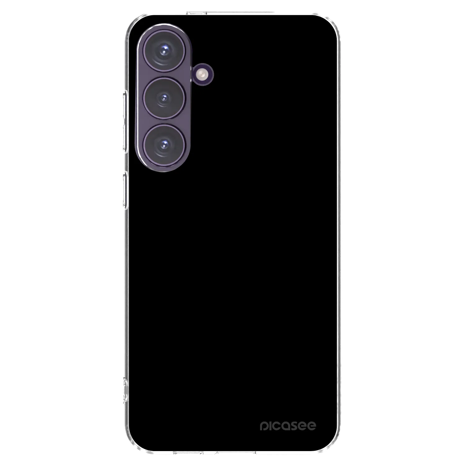 Picasee Samsung Galaxy S24+ S926B 5G Hülle - Transparentes Silikon - Black Bliss
