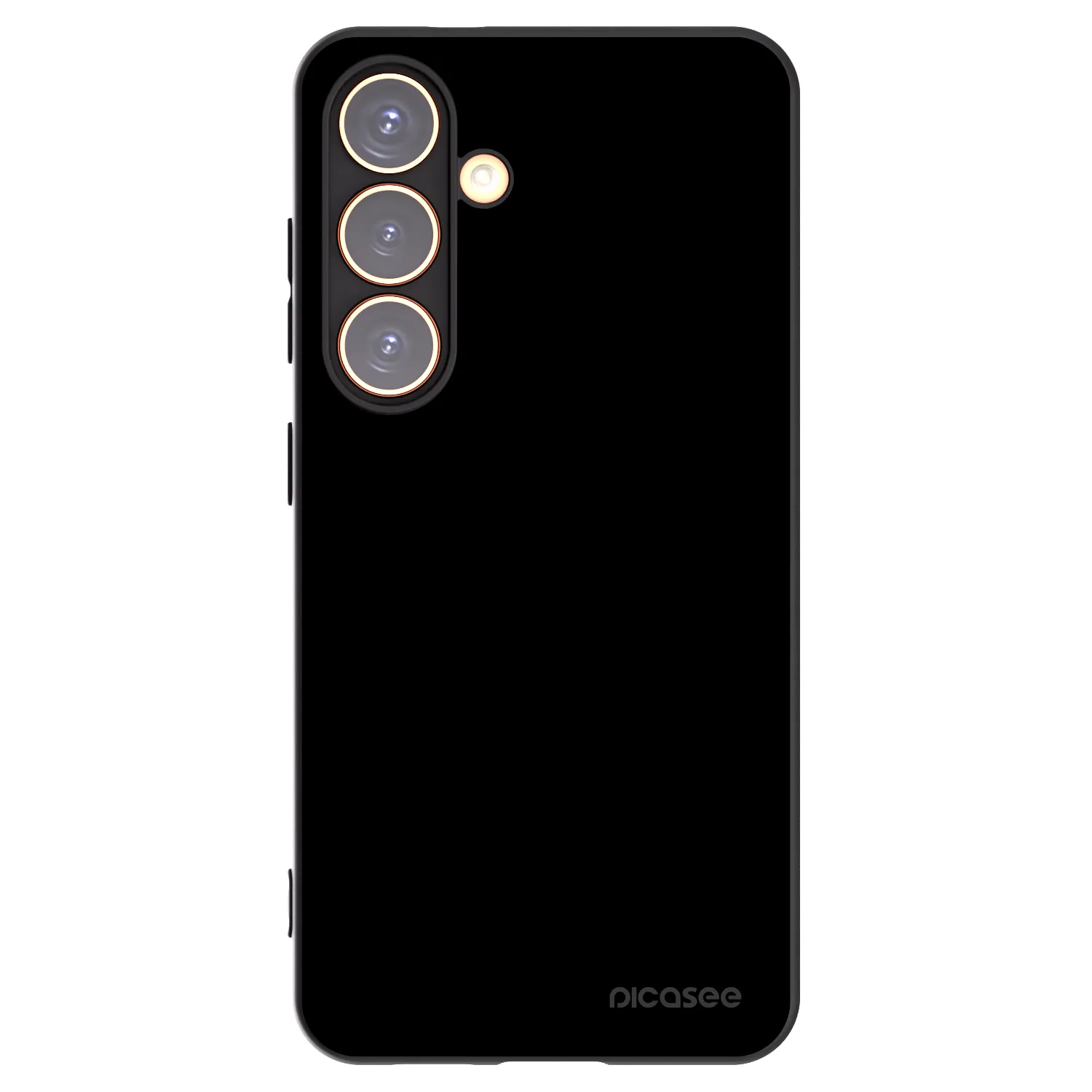 Picasee Samsung Galaxy S24 S921B 5G Hülle - Schwarzes Silikon - Black Bliss
