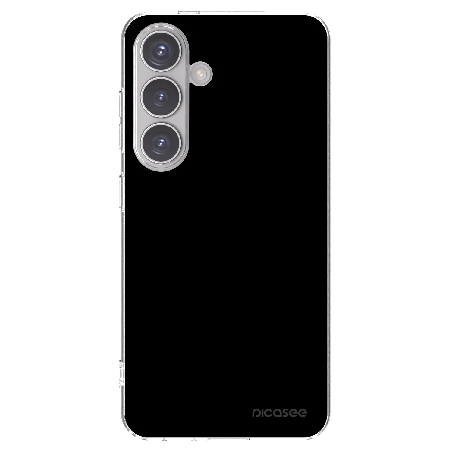 Picasee Samsung Galaxy S24 S921B 5G Hülle - Transparentes Silikon - Black Bliss