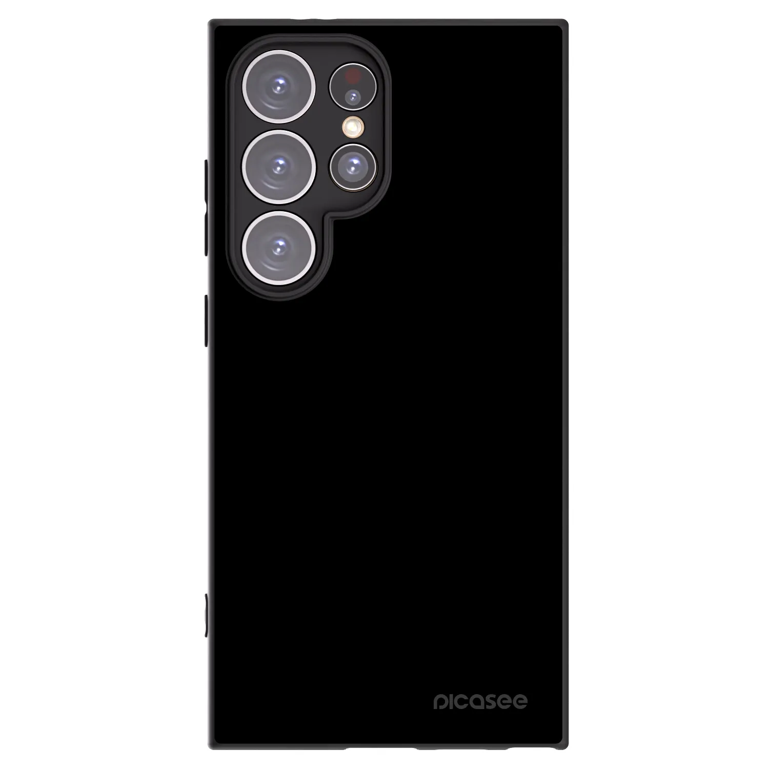 Picasee Samsung Galaxy S24 Ultra S928B 5G Hülle - Schwarzes Silikon - Black Bliss