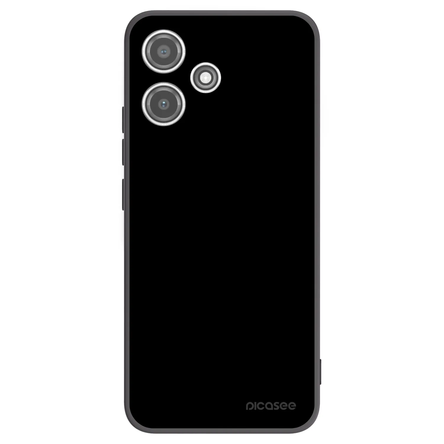 Picasee Xiaomi Redmi 12 5G Hülle - Schwarzes Silikon - Black Bliss