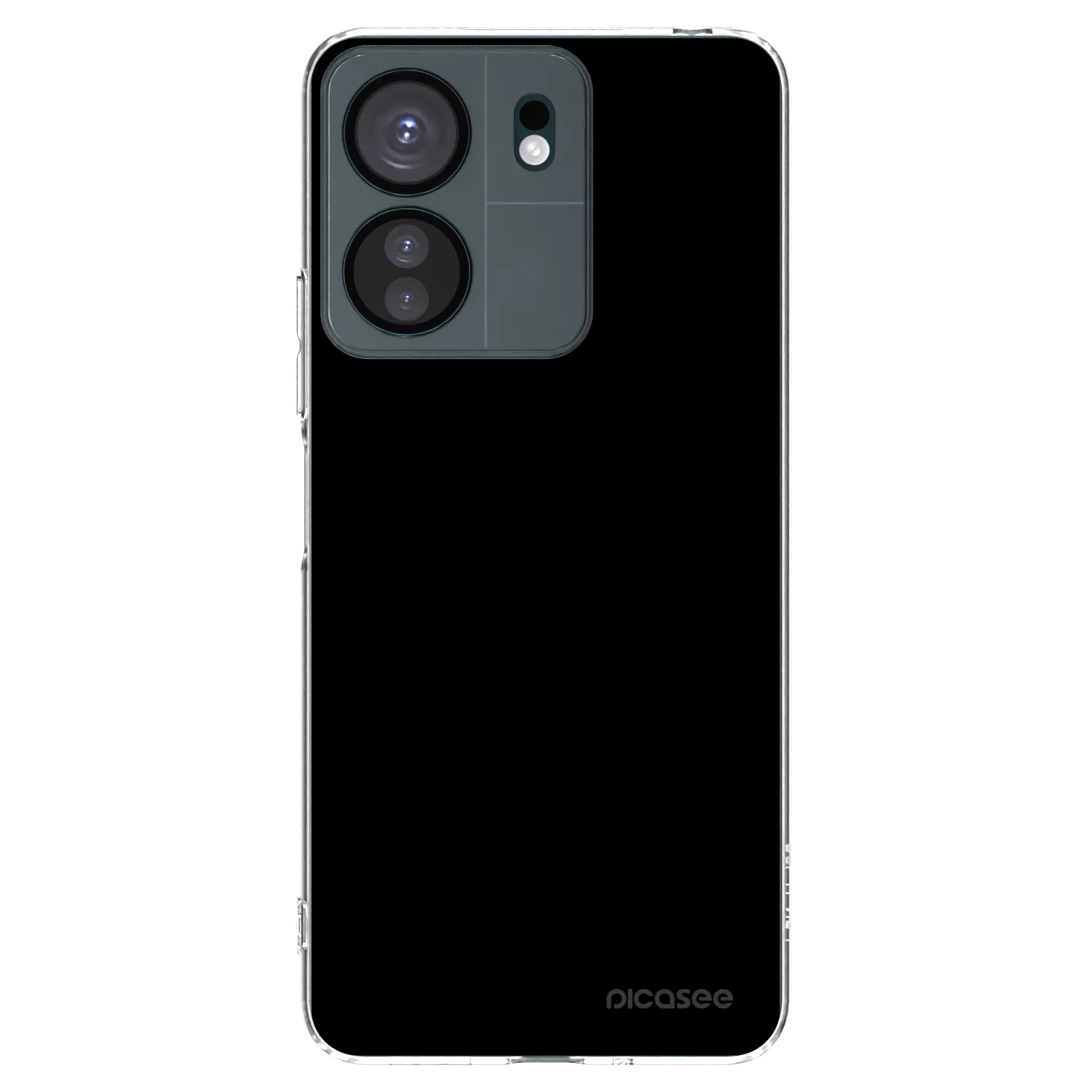 Picasee Xiaomi Redmi 13C 4G Hülle - Transparentes Silikon - Black Bliss